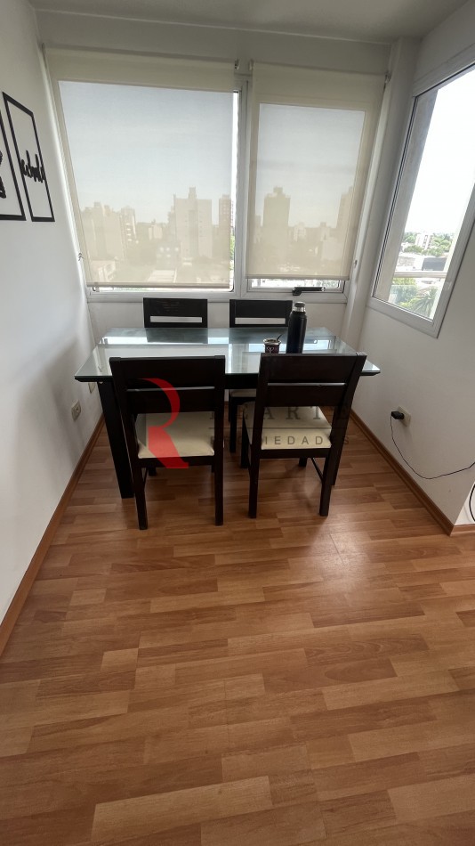 Dos Ambientes en piso alto C/Baulera + Amenities