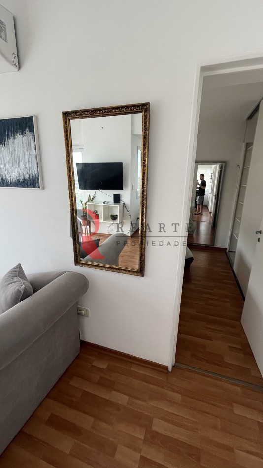 Dos Ambientes en piso alto C/Baulera + Amenities