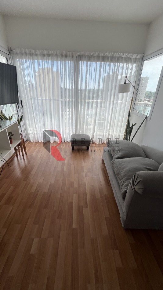 Dos Ambientes en piso alto C/Baulera + Amenities